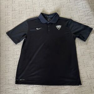 PITT Nike Black Performance Polo Shirt